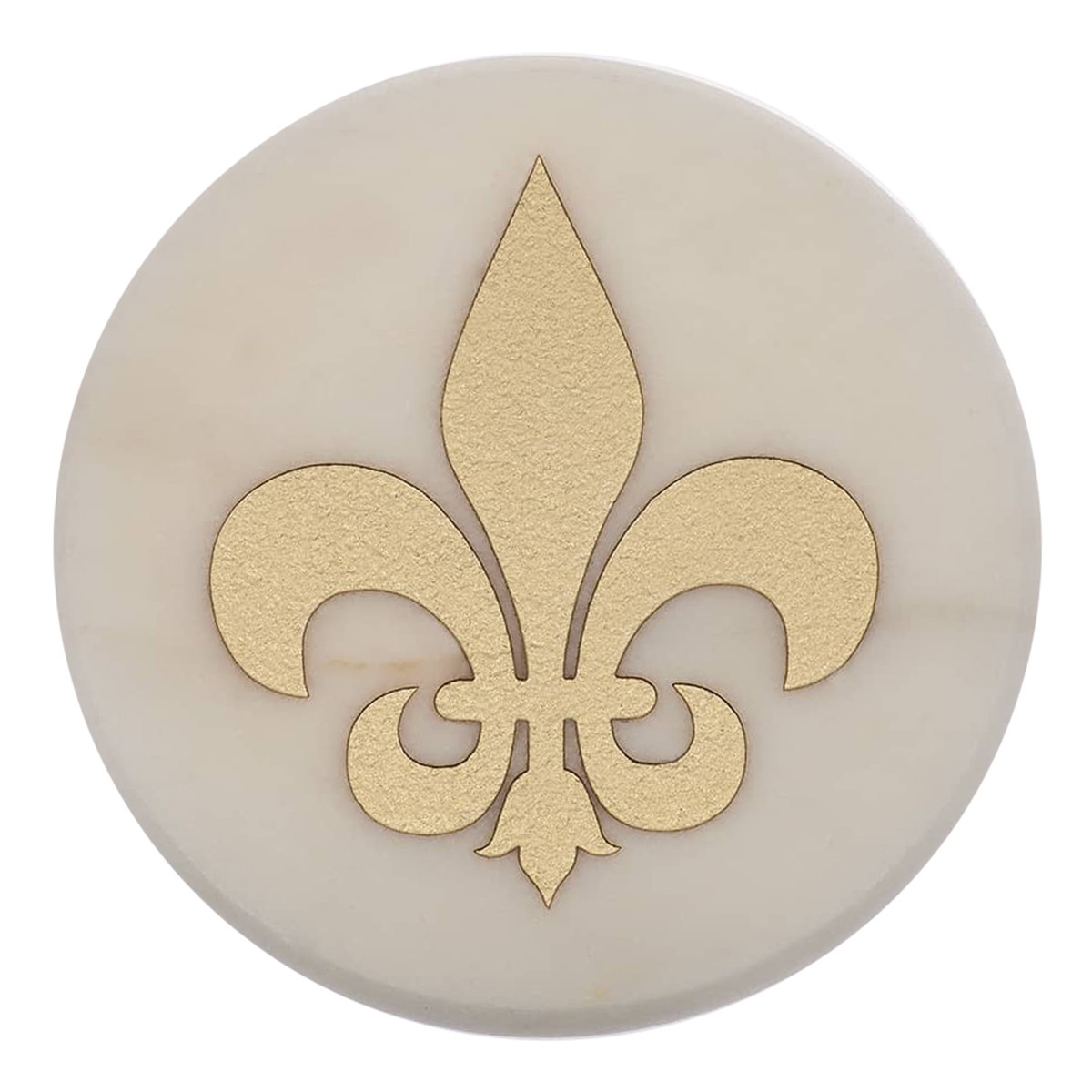 Fleur De Lis Marble Coaster – 2