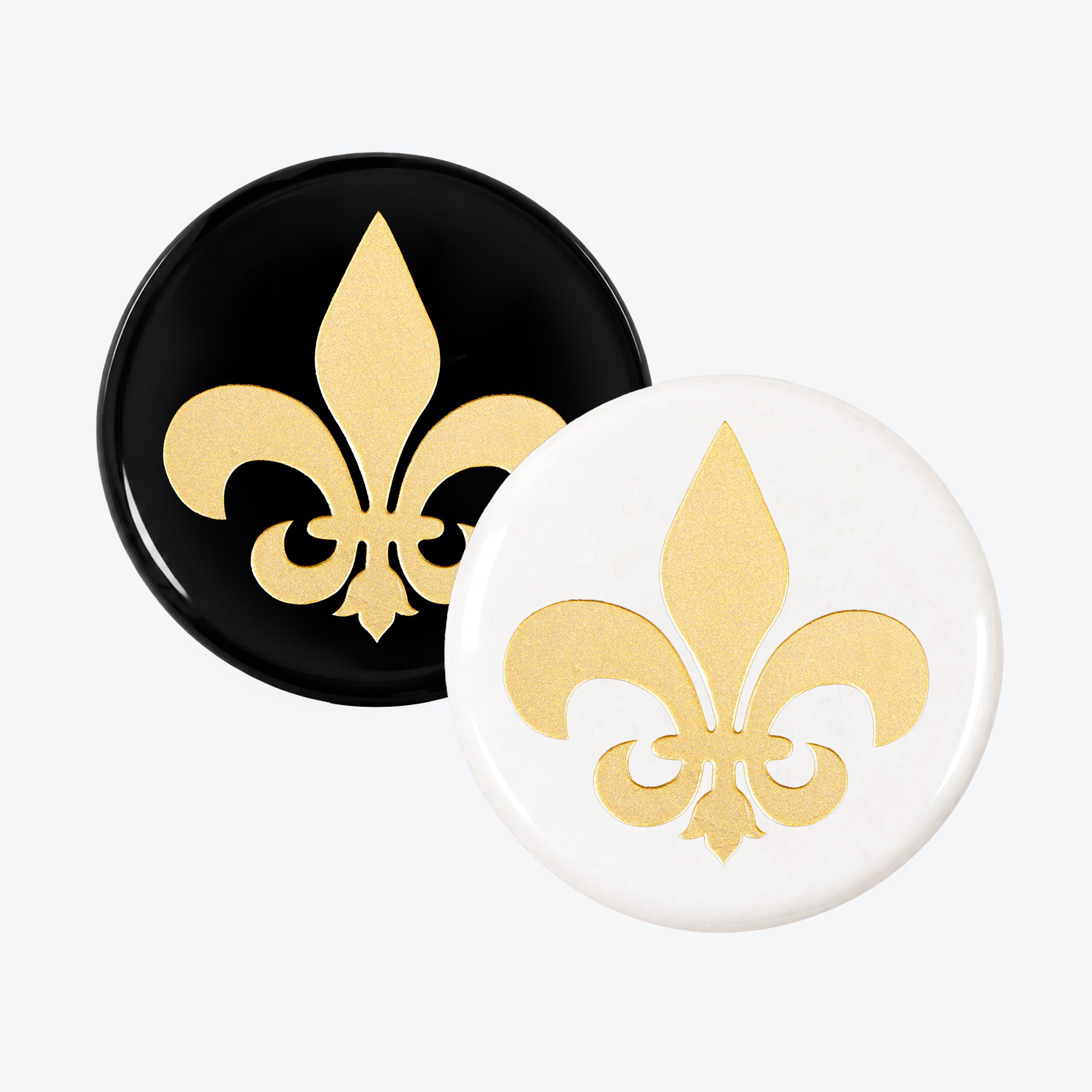 Fleur De Lis Marble Coaster – 3