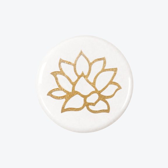 Lotus Marble Coaster