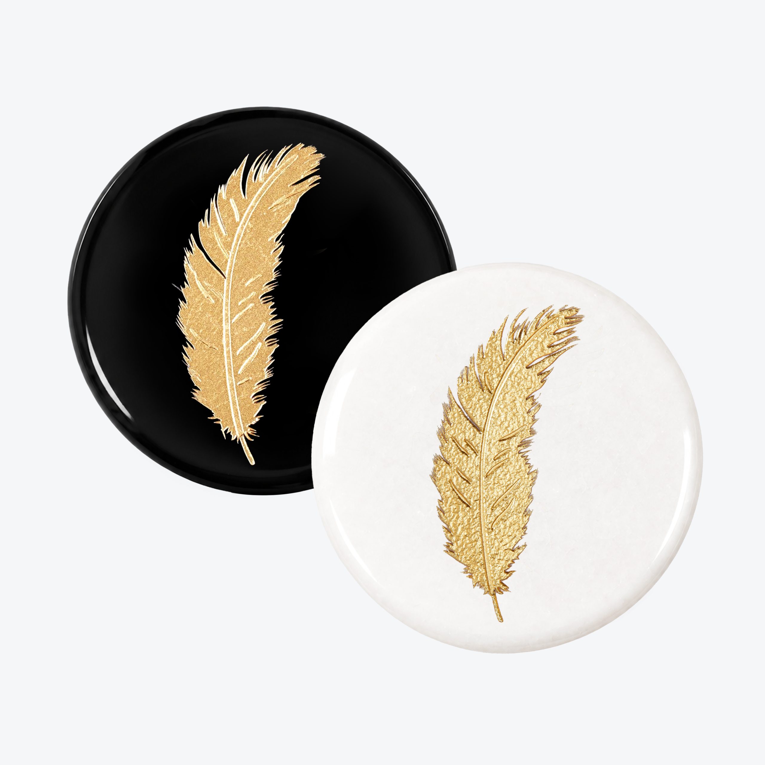 Feather Marble Coaster – 3