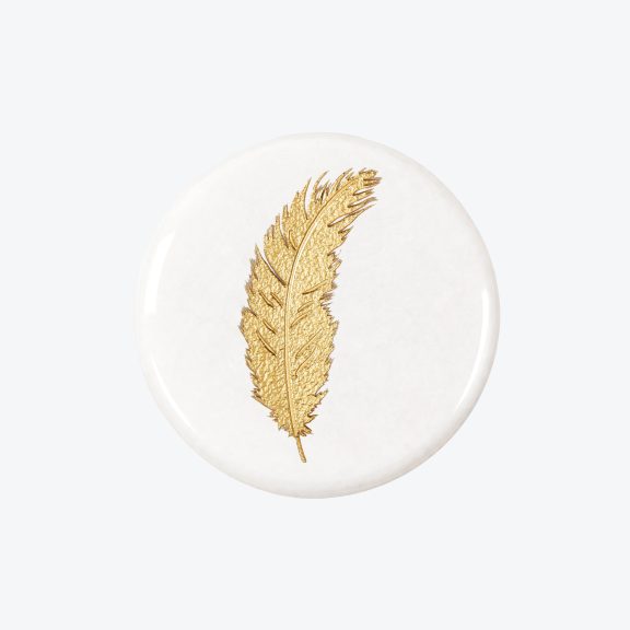 Feather Marble Coaster
