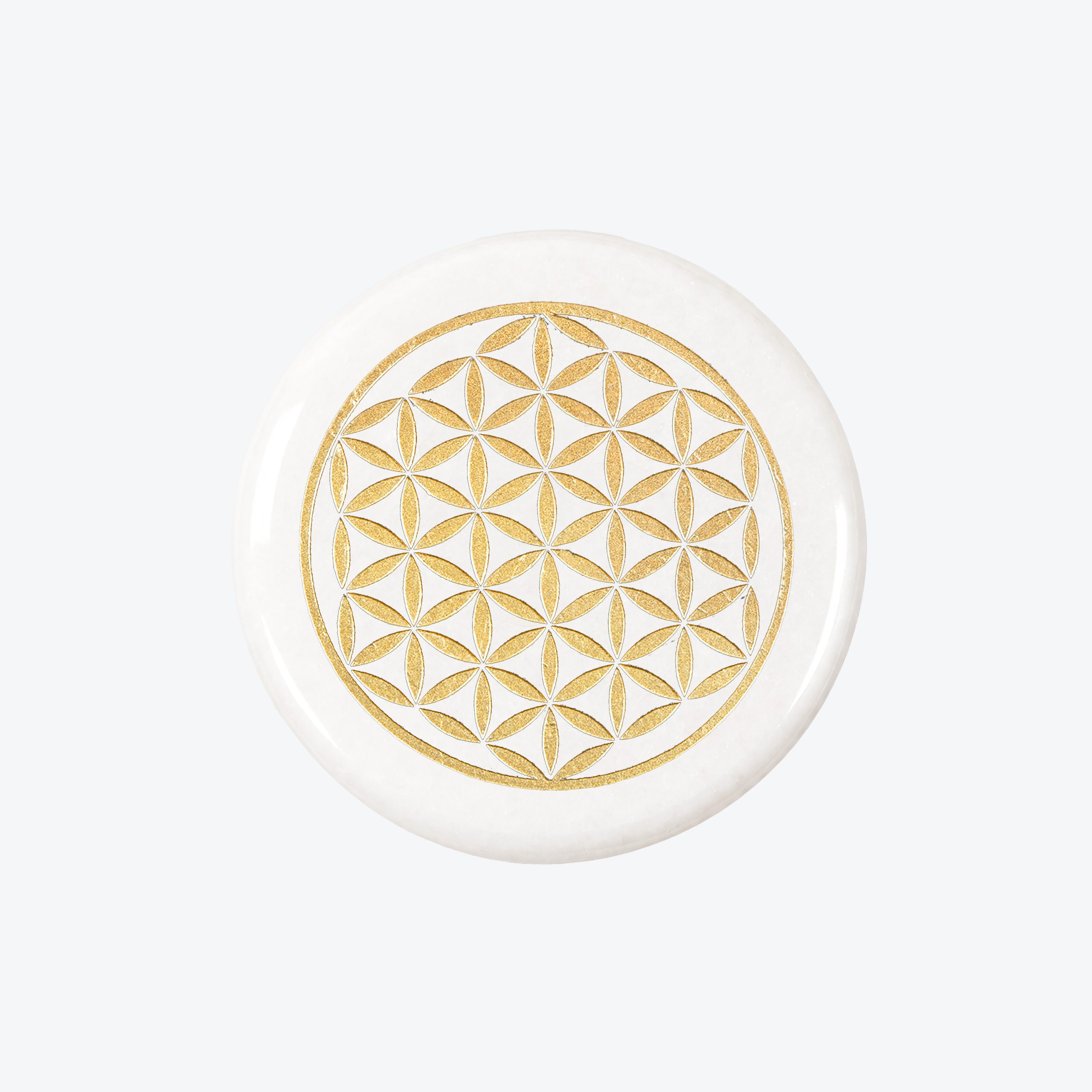 Flower Of Life Marble Coaster – 1