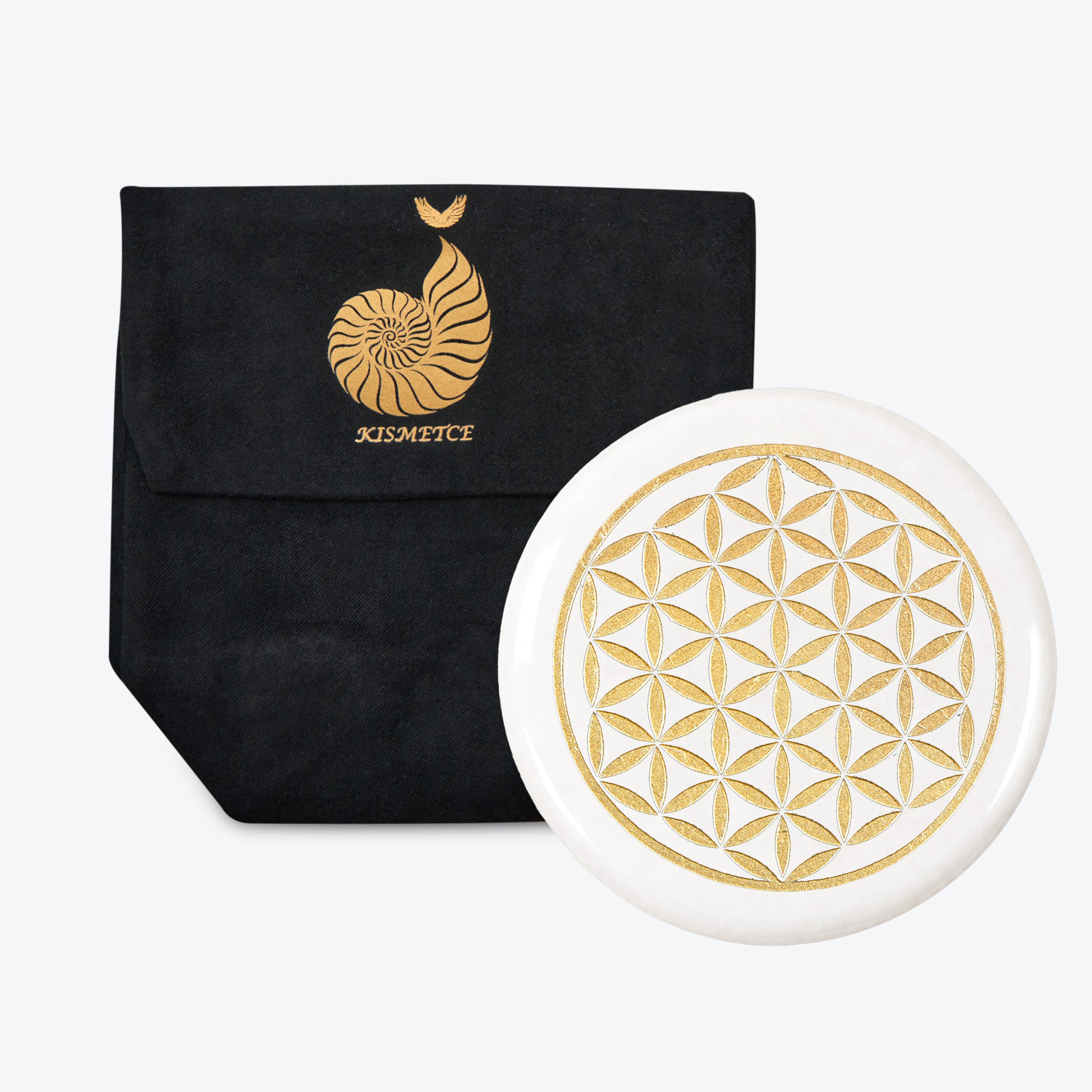Flower Of Life Marble Coaster – 4