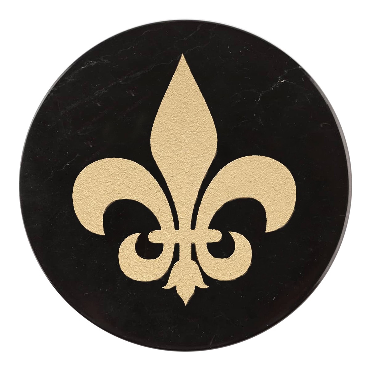Fleur De Lis Marble Coaster – 3