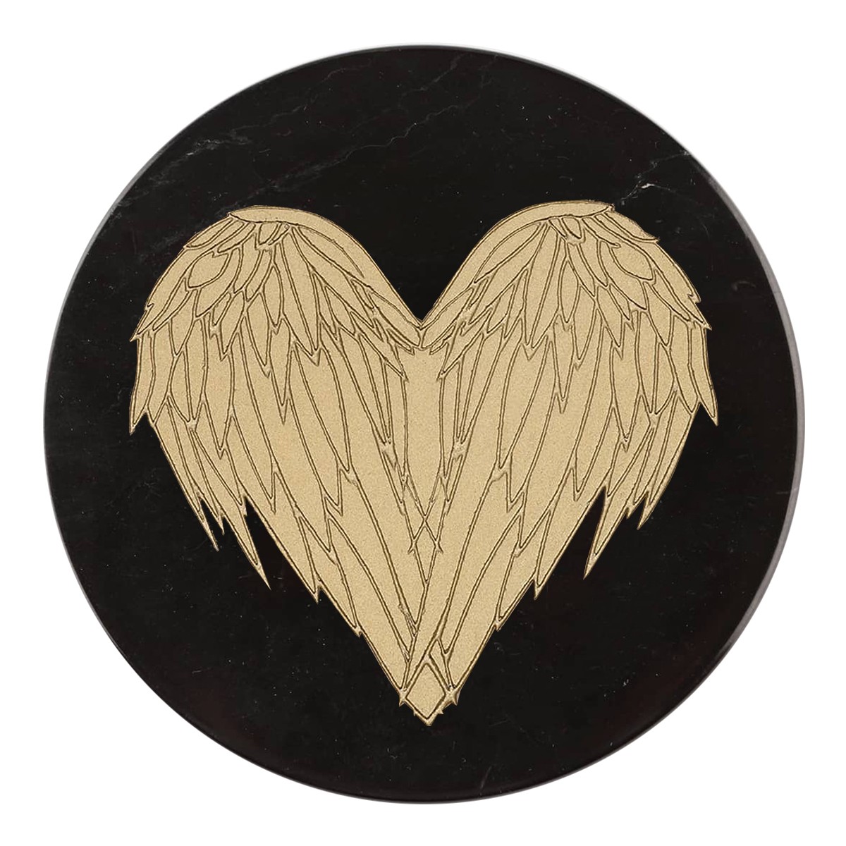 Heart Wıng Marble Coaster – 2