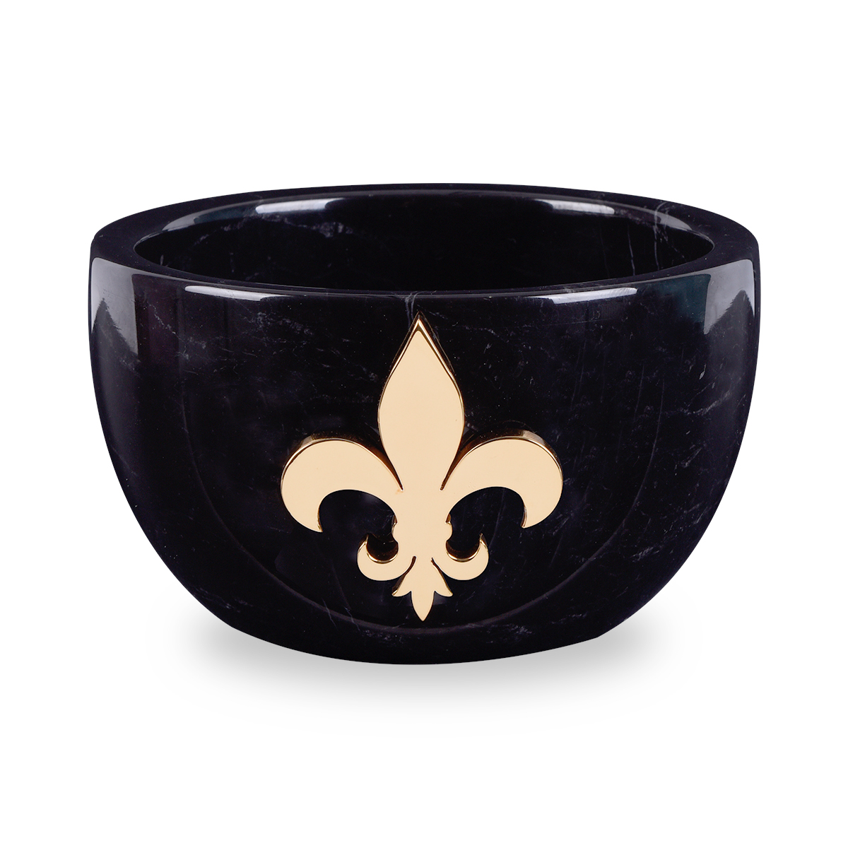 Fleur De Lis Marble Bowl – 8