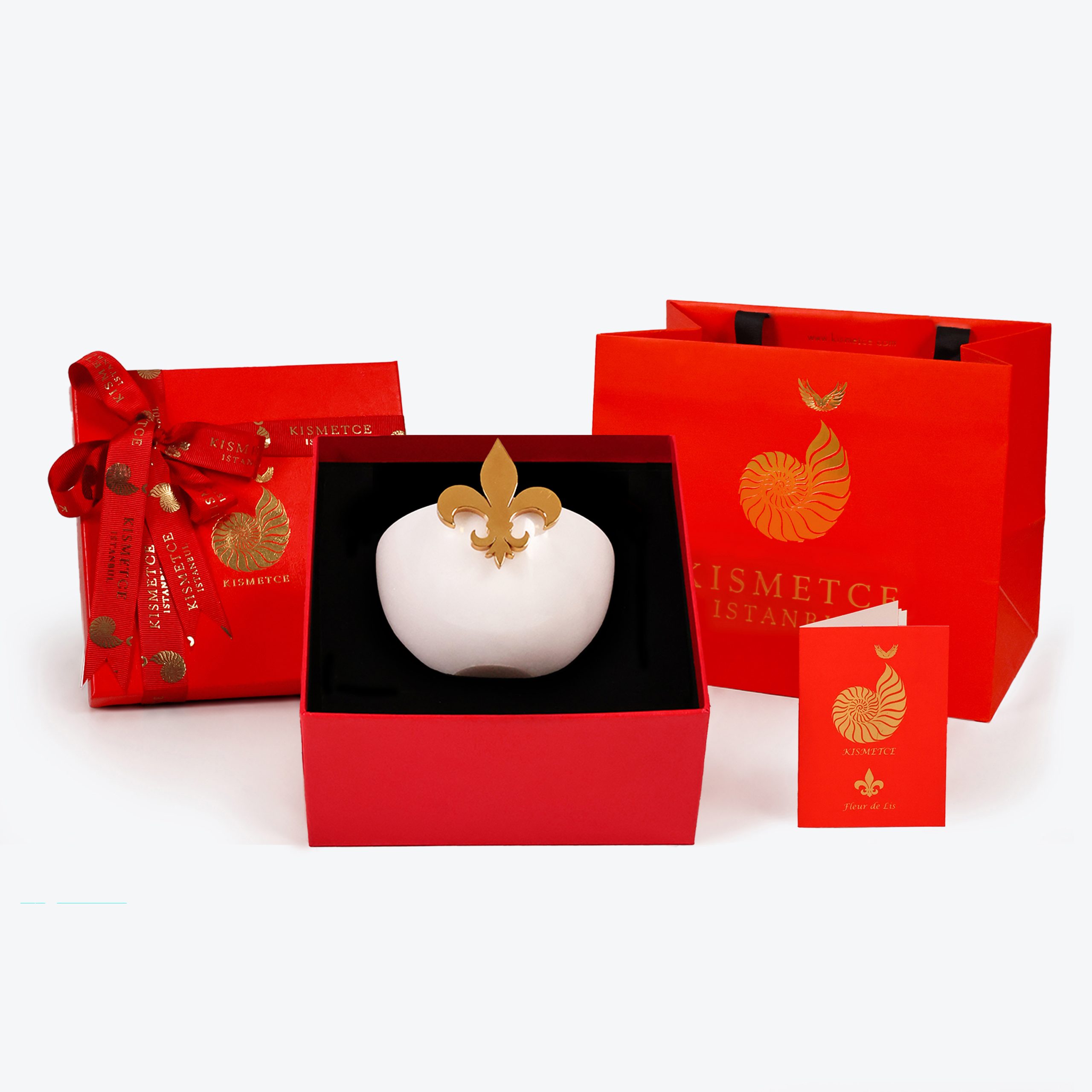 Fleur De Lis Marble Bowl – 4