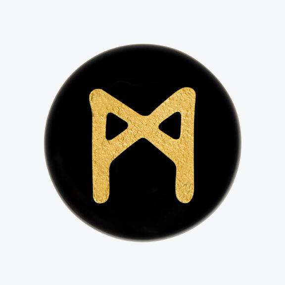 Mannaz Marble Coasters