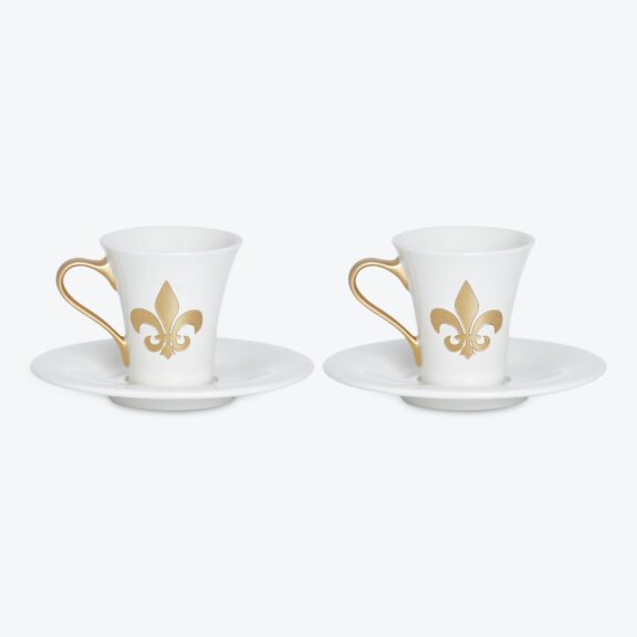 FLEUR DE LIS KAHVE FİNCANI SETİ