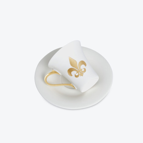 Fleur De Lis Kahve Fincanı Seti