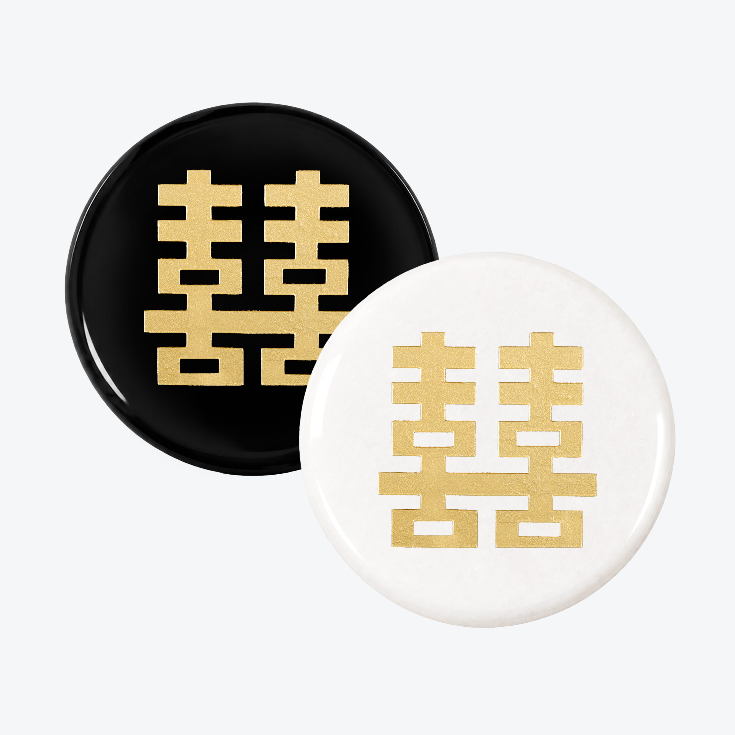 Double Happiness Marble Coaster – 3