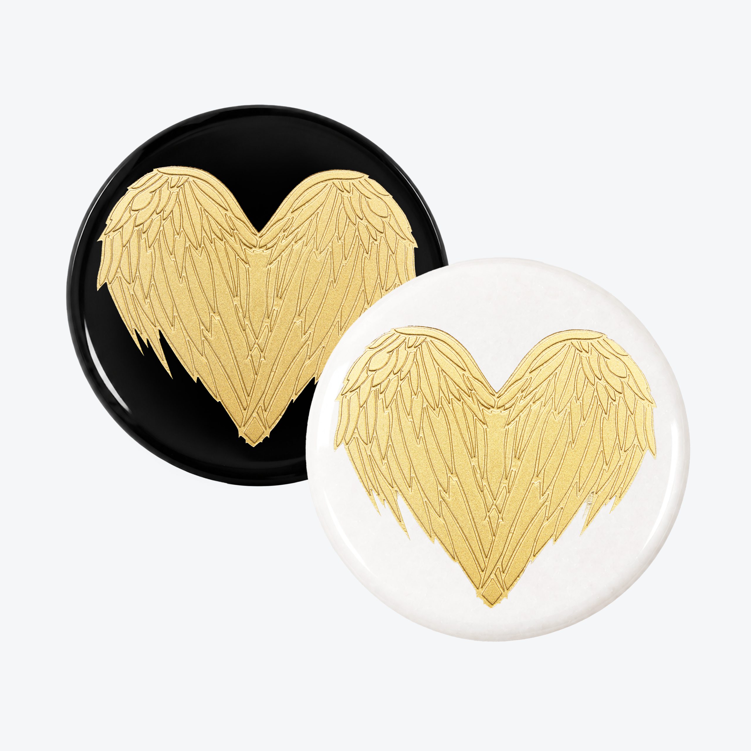 Heart Wing Marble Coaster – 3