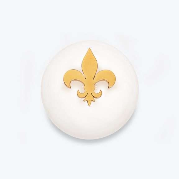 Fleur De Lis Mermer Bonbonnière